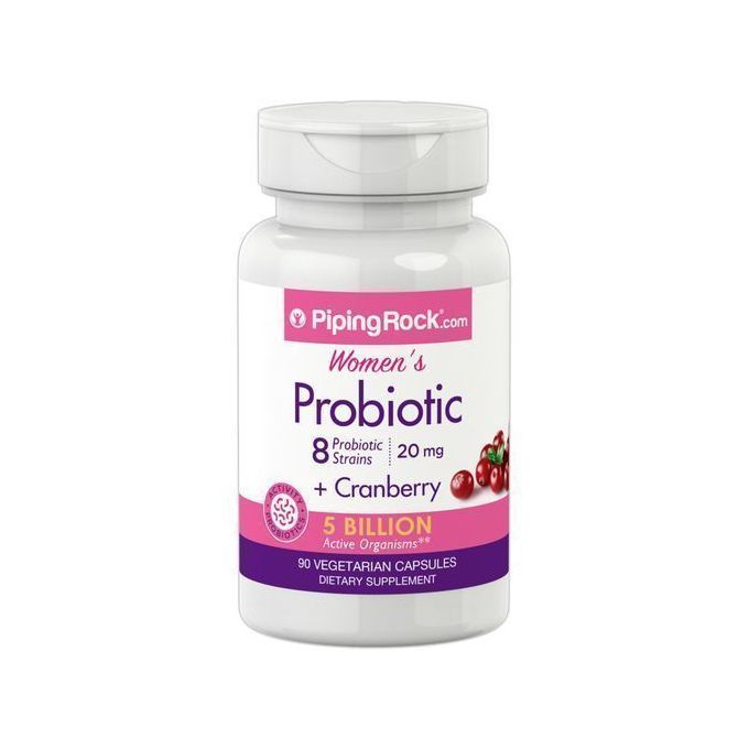 PipingRock Womens Probiotic Plus Cranberry